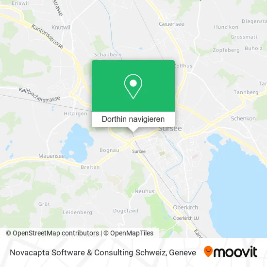 Novacapta Software & Consulting Schweiz Karte