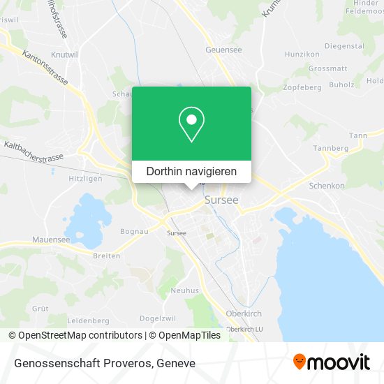 Genossenschaft Proveros Karte