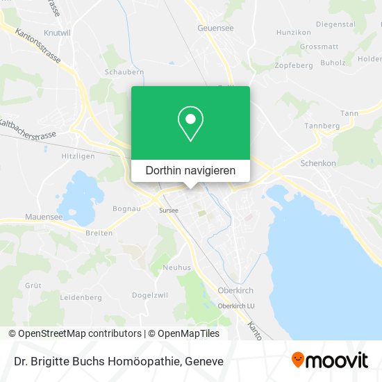 Dr. Brigitte Buchs Homöopathie Karte