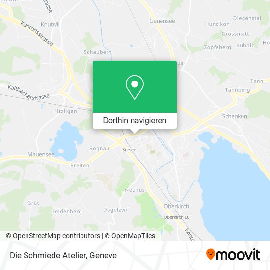 Die Schmiede Atelier Karte