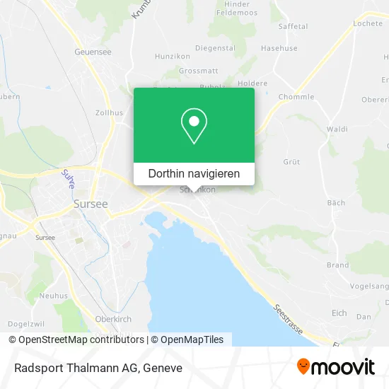 Radsport Thalmann AG Karte