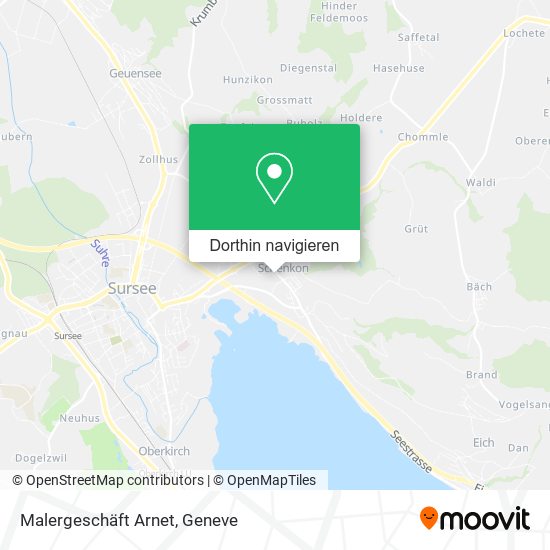 Malergeschäft Arnet Karte