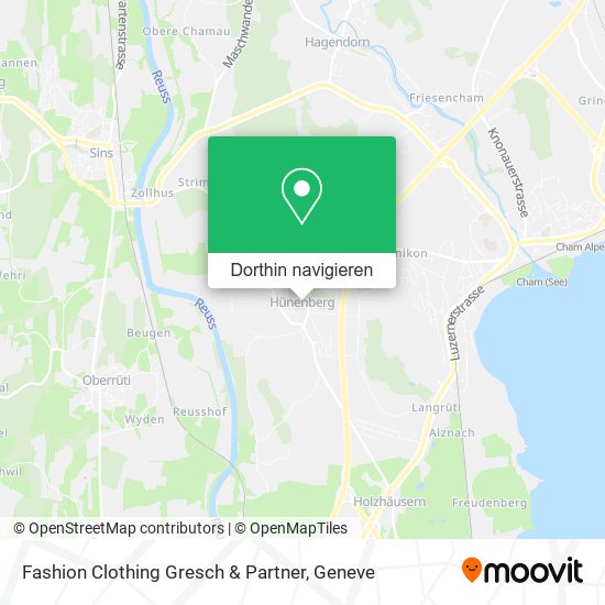 Fashion Clothing Gresch & Partner Karte