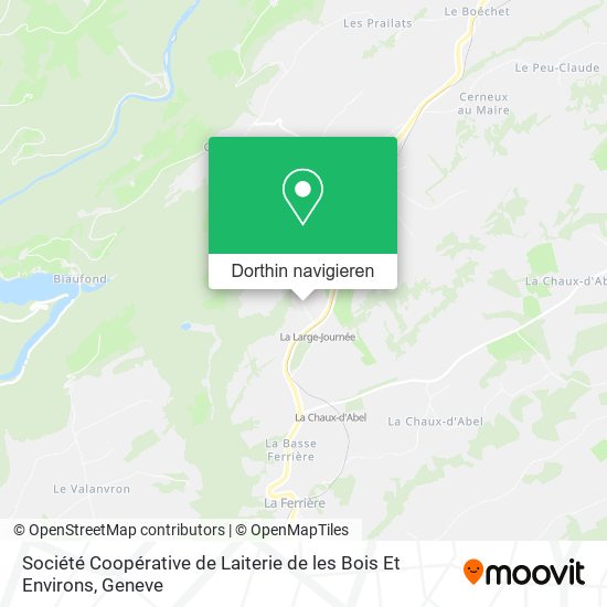 Société Coopérative de Laiterie de les Bois Et Environs Karte