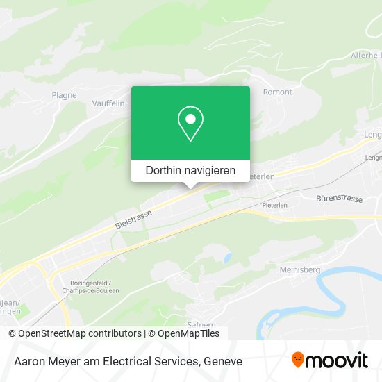 Aaron Meyer am Electrical Services Karte