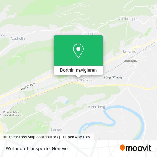 Wüthrich Transporte Karte