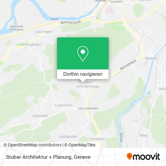 Stuber Architektur + Planung Karte