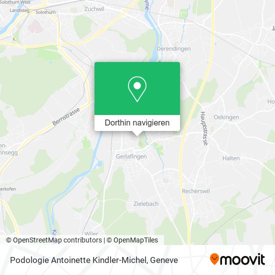 Podologie Antoinette Kindler-Michel Karte