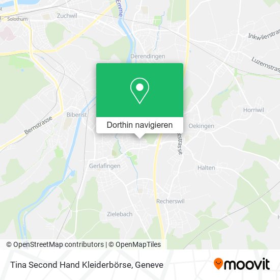 Tina Second Hand Kleiderbörse Karte