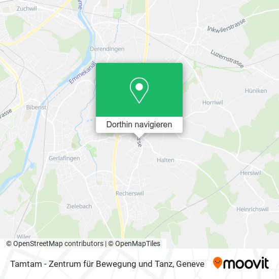 Tamtam - Zentrum für Bewegung und Tanz Karte