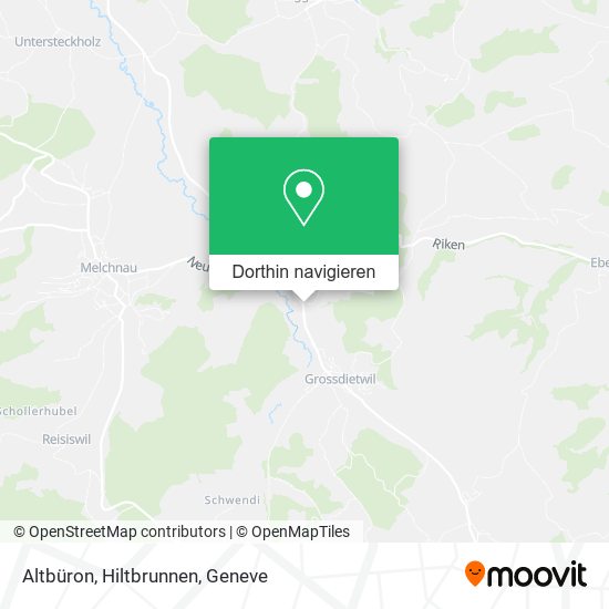 Altbüron, Hiltbrunnen Karte