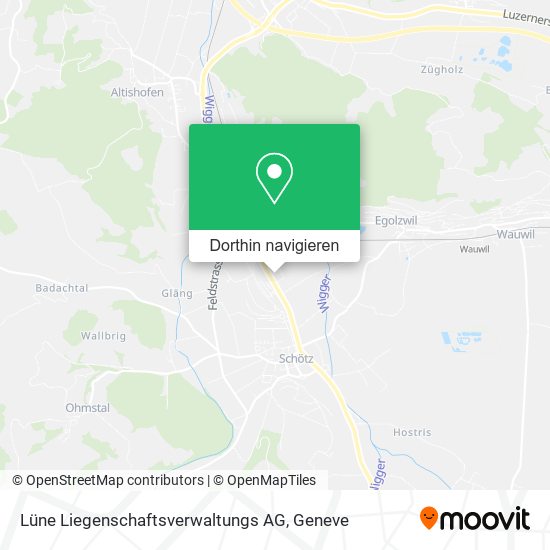 Lüne Liegenschaftsverwaltungs AG Karte
