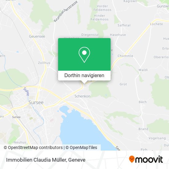Immobilien Claudia Müller Karte