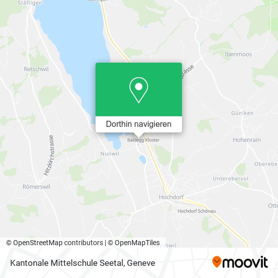 Kantonale Mittelschule Seetal Karte