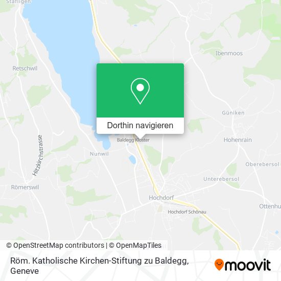 Röm. Katholische Kirchen-Stiftung zu Baldegg Karte