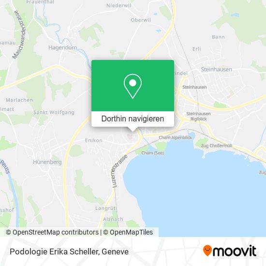 Podologie Erika Scheller Karte