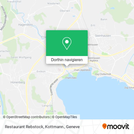 Restaurant Rebstock, Kottmann. Karte