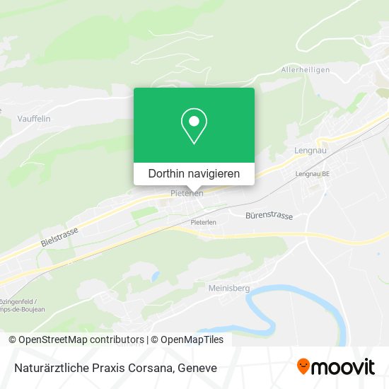 Naturärztliche Praxis Corsana Karte