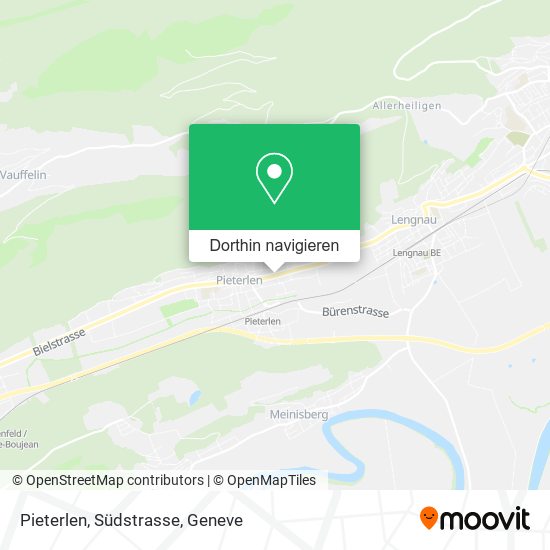 Pieterlen, Südstrasse Karte