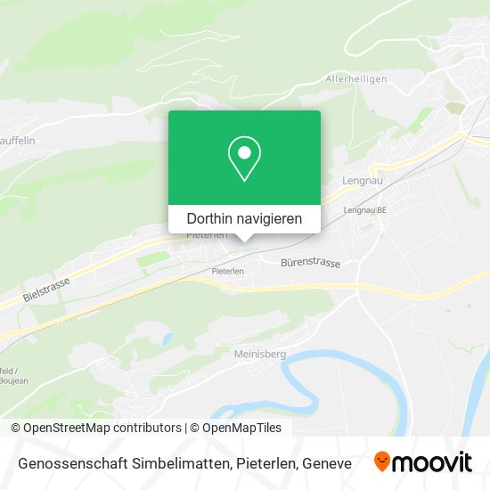 Genossenschaft Simbelimatten, Pieterlen Karte