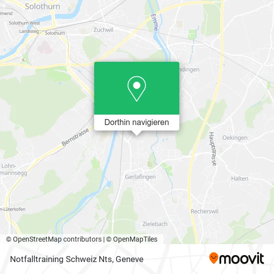 Notfalltraining Schweiz Nts Karte