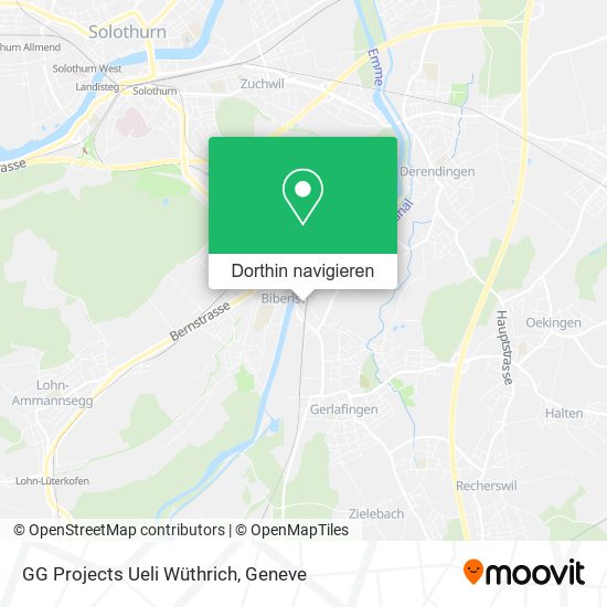 GG Projects Ueli Wüthrich Karte
