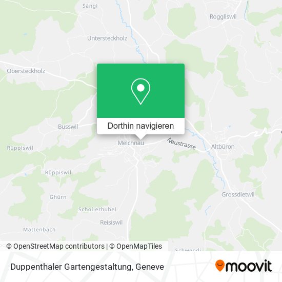 Duppenthaler Gartengestaltung Karte