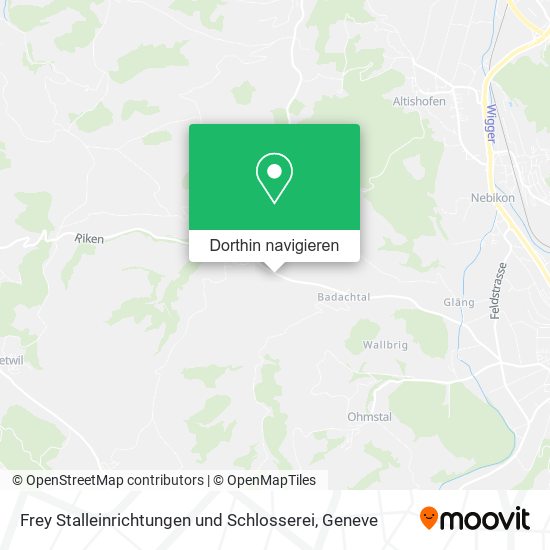 Frey Stalleinrichtungen und Schlosserei Karte
