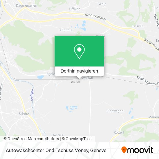Autowaschcenter Ond Tschüss Voney Karte