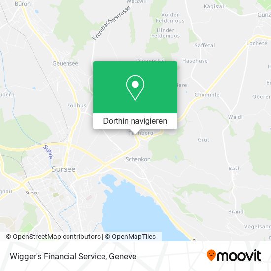 Wigger's Financial Service Karte
