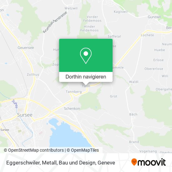 Eggerschwiler, Metall, Bau und Design Karte