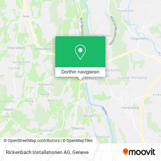Rickenbach Installationen AG Karte