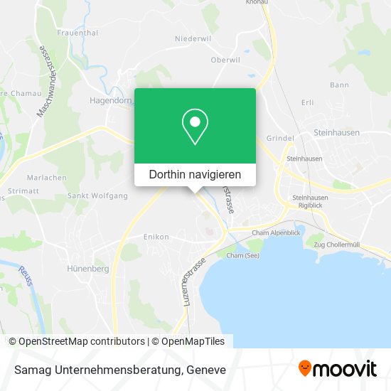 Samag Unternehmensberatung Karte