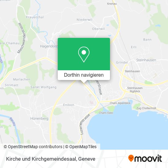 Kirche und Kirchgemeindesaal Karte