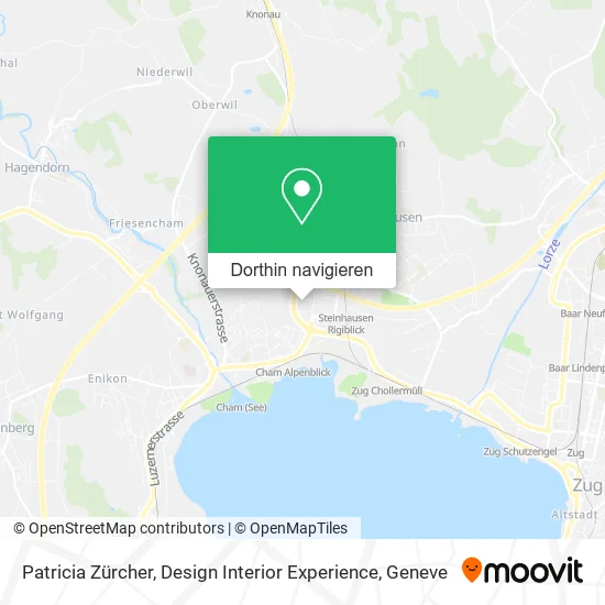 Patricia Zürcher, Design Interior Experience Karte