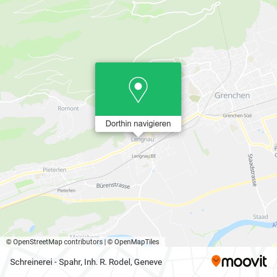 Schreinerei - Spahr, Inh. R. Rodel Karte