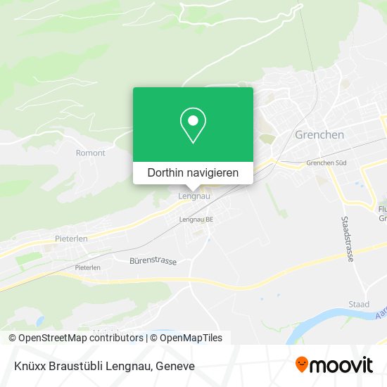 Knüxx Braustübli Lengnau Karte