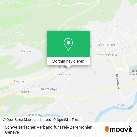 Schweizerischer Verband für Freie Zeremonien Karte