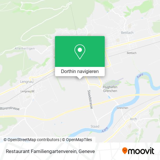 Restaurant Familiengartenverein Karte