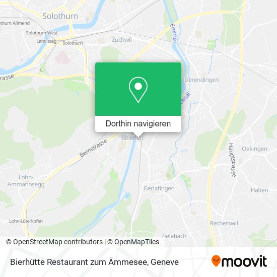 Bierhütte Restaurant zum Ämmesee Karte