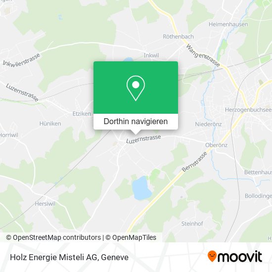 Holz Energie Misteli AG Karte