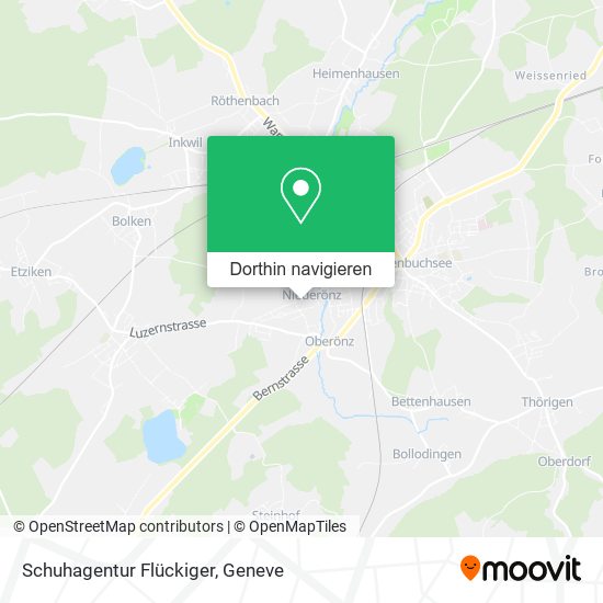 Schuhagentur Flückiger Karte