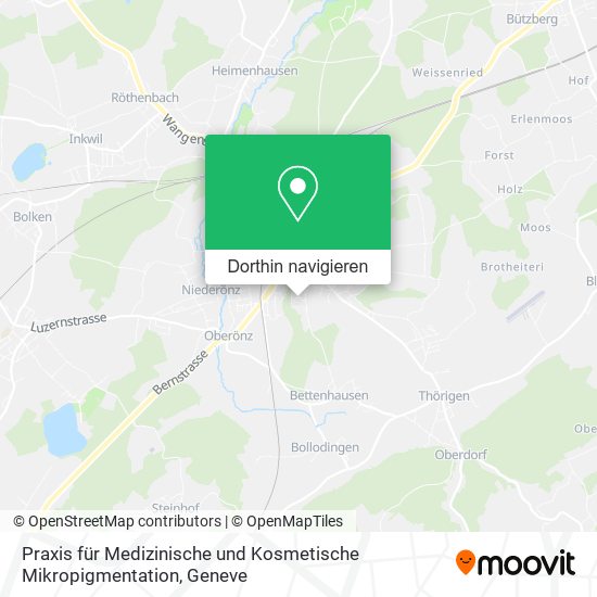 Praxis für Medizinische und Kosmetische Mikropigmentation Karte