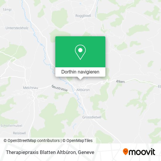 Therapiepraxis Blatten Altbüron Karte
