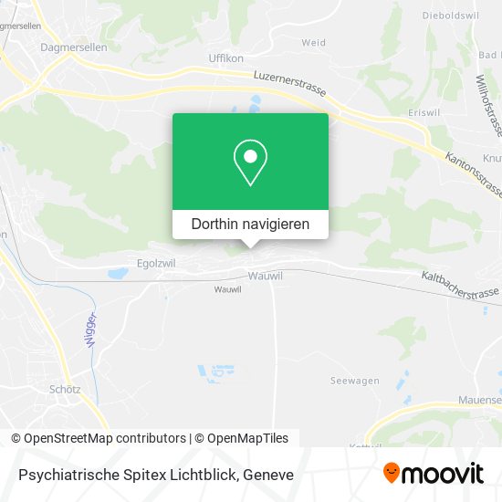 Psychiatrische Spitex Lichtblick Karte