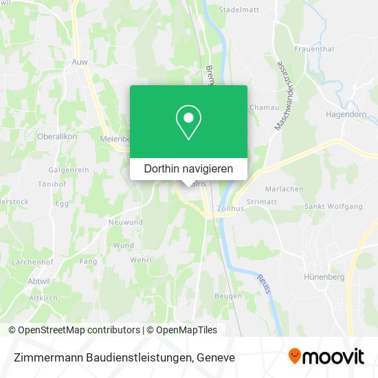 Zimmermann Baudienstleistungen Karte