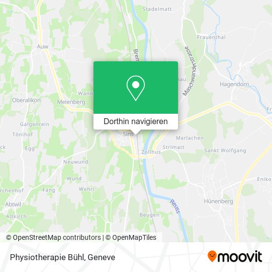 Physiotherapie Bühl Karte