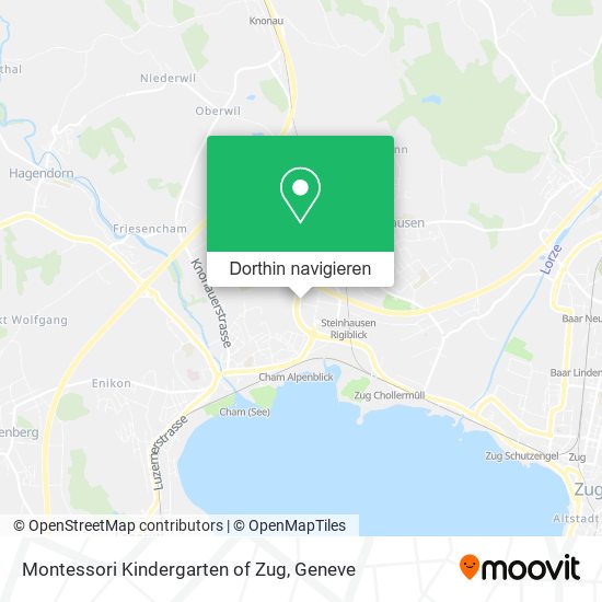 Montessori Kindergarten of Zug Karte