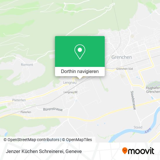 Jenzer Küchen Schreinerei Karte