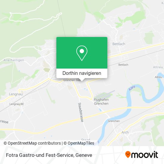 Fotra Gastro-und Fest-Service Karte